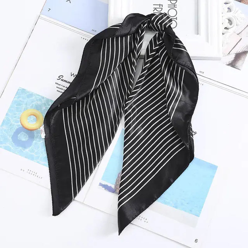 Floral Print Scrunchies Hair Scarf Bohemia Women Ribbon Hairbands Streamers Bow Hair Rope Ties Holder Ponytail Hair Accessories