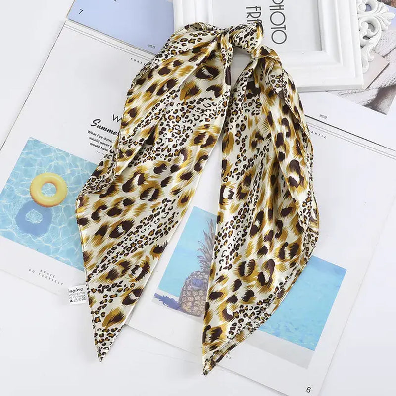 Floral Print Scrunchies Hair Scarf Bohemia Women Ribbon Hairbands Streamers Bow Hair Rope Ties Holder Ponytail Hair Accessories