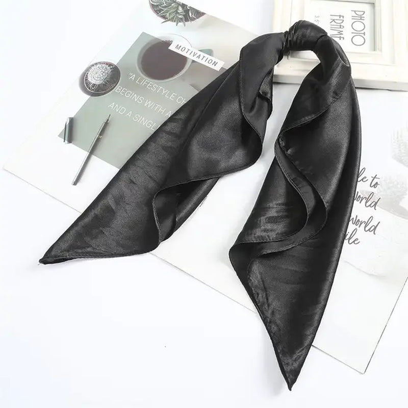 Floral Print Scrunchies Hair Scarf Bohemia Women Ribbon Hairbands Streamers Bow Hair Rope Ties Holder Ponytail Hair Accessories