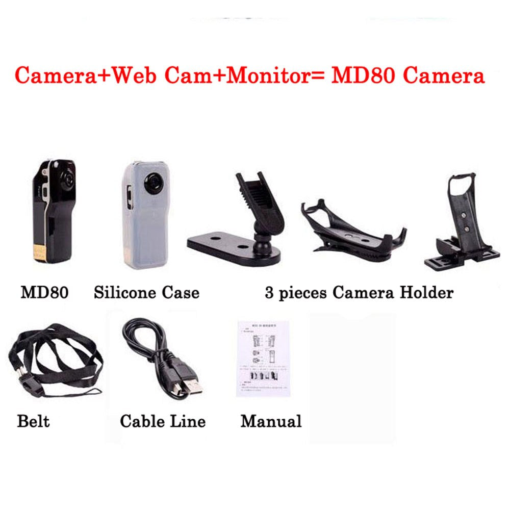 Mini Pocket Camera Video Camara Bike Outdoor Small Sport Camcorder Recorder Espia Telecamera with Holder Clip Micro PC Kamera